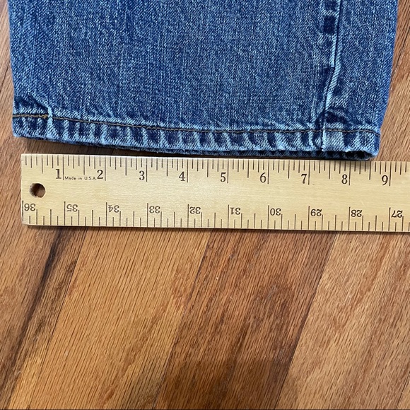 Levi’s Men 559 38 x 32 Blue Jeans Relaxed Straight Distressed Whiskers - Picture 14 of 15